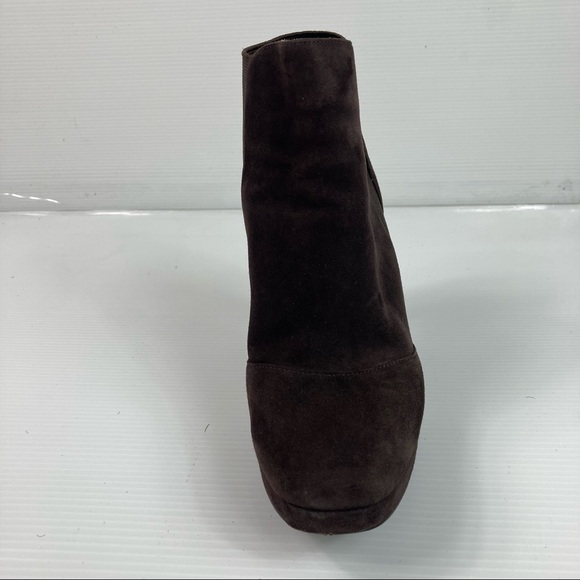 VIA SPIGA Women suede leather Heeled platform bootie size 7M US - Picture 4 of 7